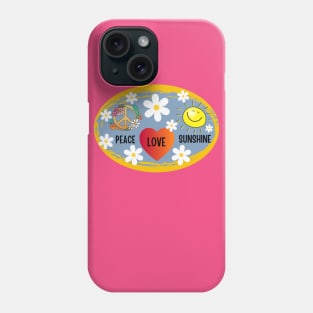 Good Vibes peace love and sunshine happiness Phone Case