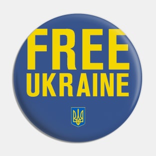 FREE UKRAINE Pin