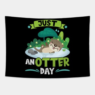 Just Anotter Day - Otter Tapestry