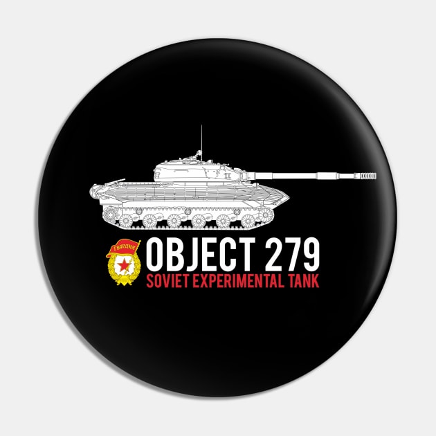Object 279 Soviet experimental tank Guard Pin by FAawRay