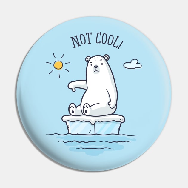 Polar Bear - Global Warming is not Cool! Pin by zoljo