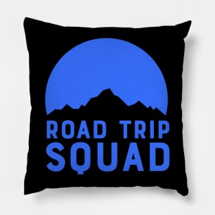 Road Trip Squad - Blue Pillow