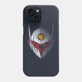 017b Tekkaman head Phone Case