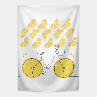 Lemon Summer Adventure | Cute Fruity Summer Vibes | Aesthetic Tropical Theme | Gifts for Foodies | Citrus Fruits Lover | Lemon Lovers Tapestry