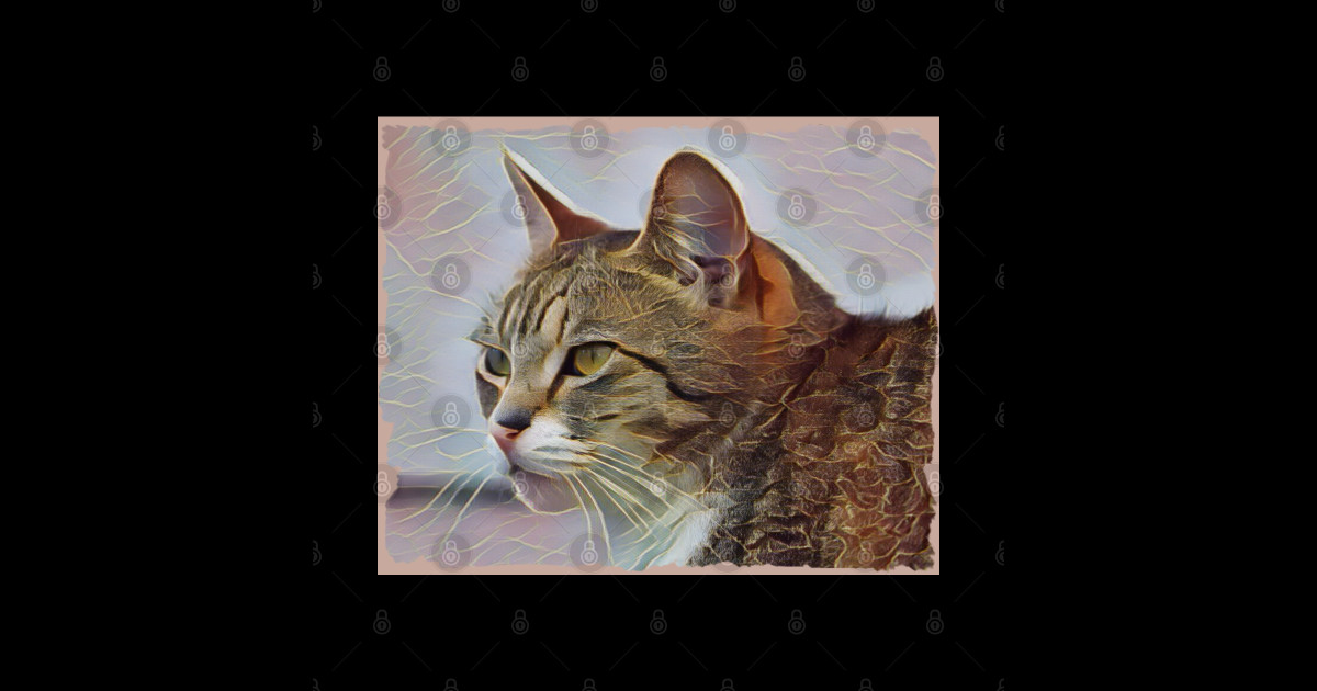 Cute tabby cat - Game Of Threads - Sticker | TeePublic