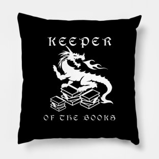 Keeper of the Books Pillow