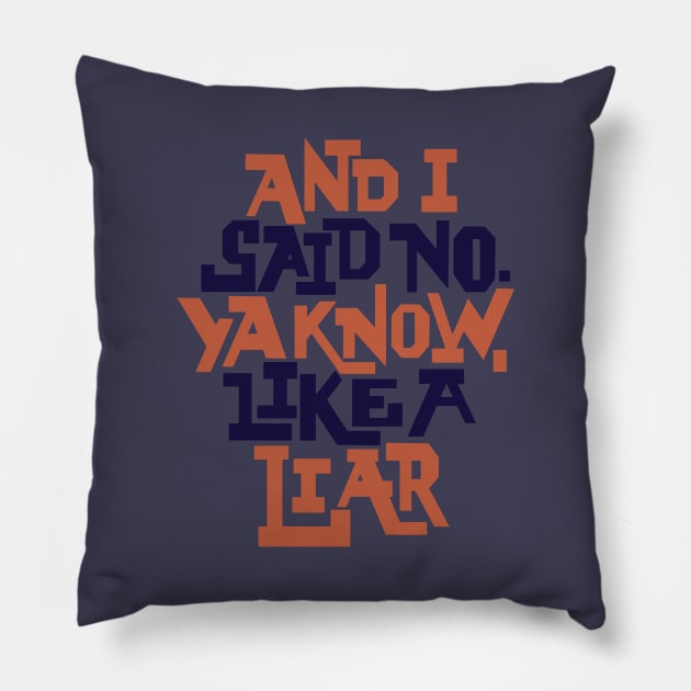 Like a Liar Pillow by polliadesign