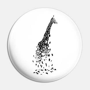 Falling giraffe Pin