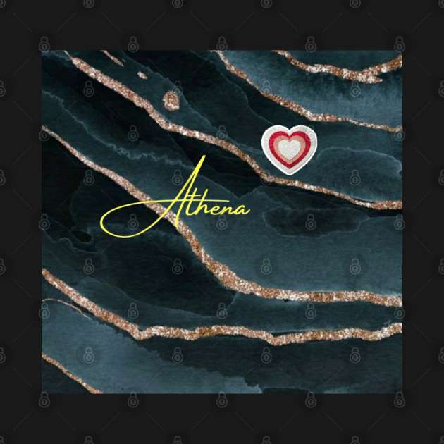 Athena Yellow Lettering by Alemway