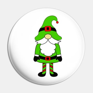 Gnome Green Suit Pin