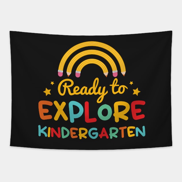 Ready To Explore Kindergarten Tapestry by ChicGraphix