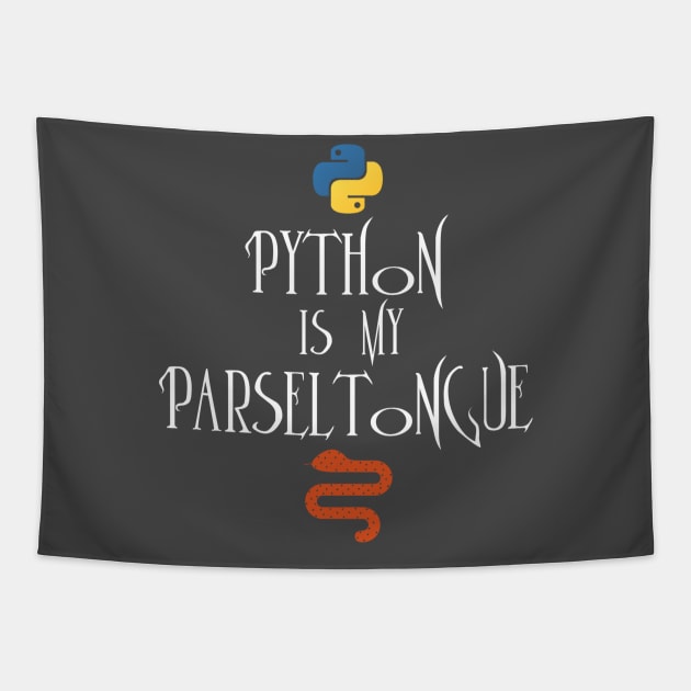 Python is my Parseltongue Tapestry by wanderingteez