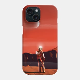 Manned Mars Mission Phone Case