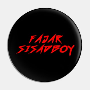 Fajar Sisadboy Red Pin