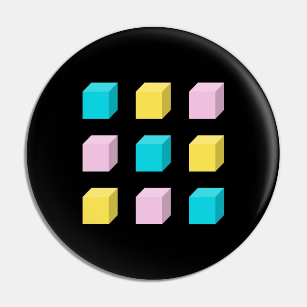 Cubes of Three Colors Pin by yayor