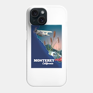 Monterey california map Phone Case