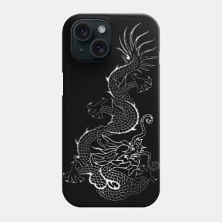 Silver Chinese Dragon Phone Case