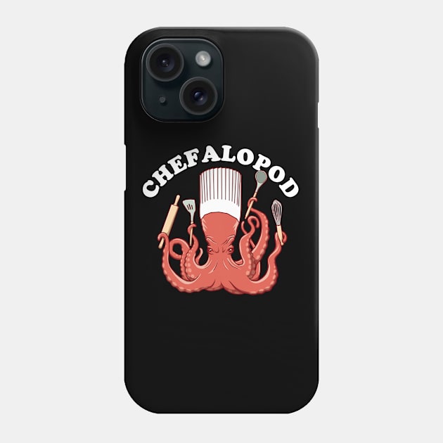 Chefalopod | Octopus Chef Phone Case by TMBTM