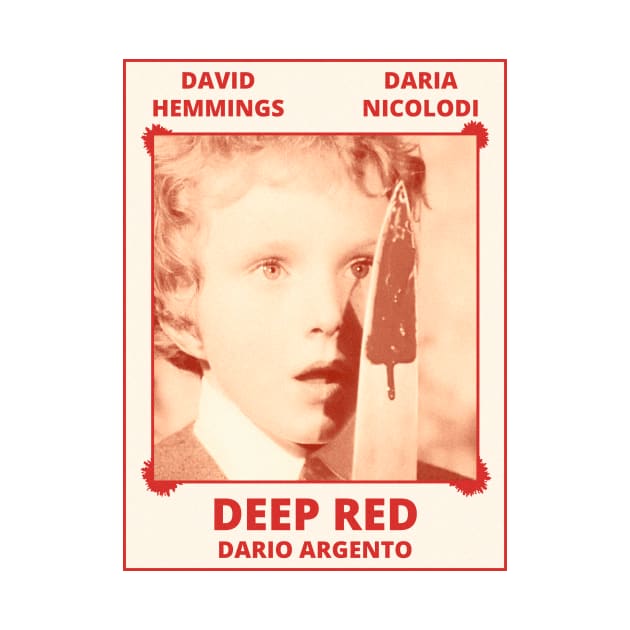 Deep Red Poster by MrZai