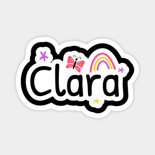 Clara name cute design Magnet