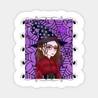 Modern Witch with Vintage Flair Magnet