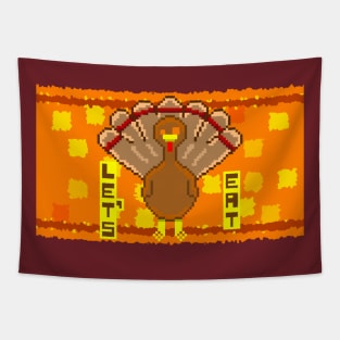 Let's Eat Turkey Tapestry