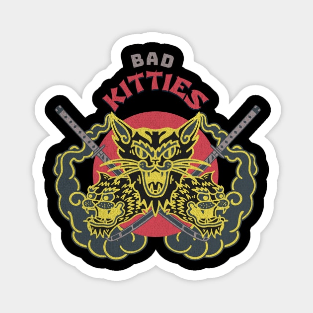 Bad Kitties Magnet by Bananas T-Shirts