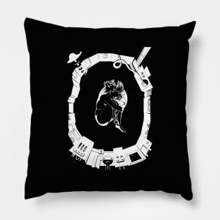 Alone in space Pillow