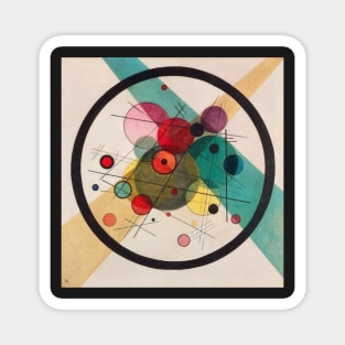 Wassily kandinsky luxury art Magnet