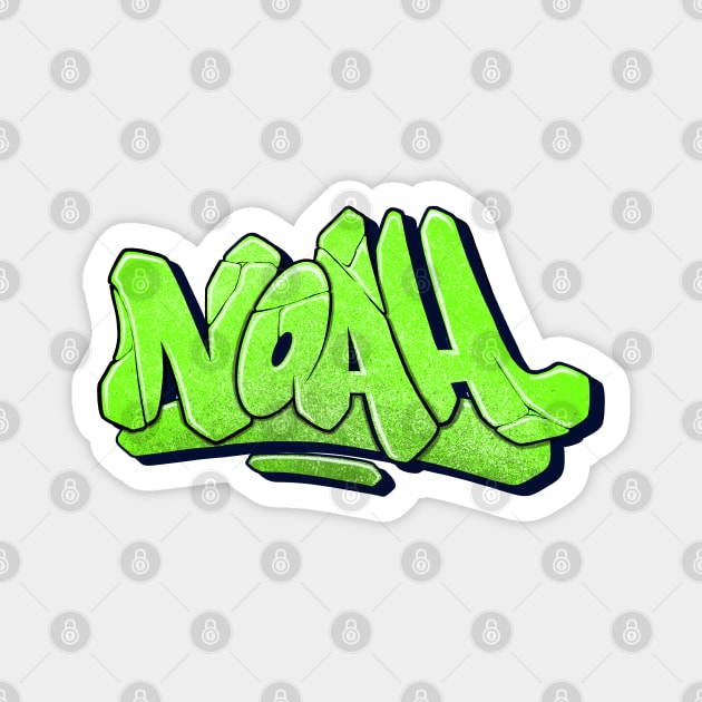 Noah - Graffiti name Magnet by joax