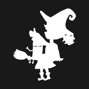 Witch Flies With Her Cat T-Shirt