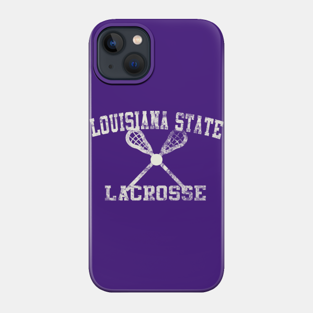 Vintage Louisiana State Lacrosse - Louisiana State Lacrosse - Phone Case