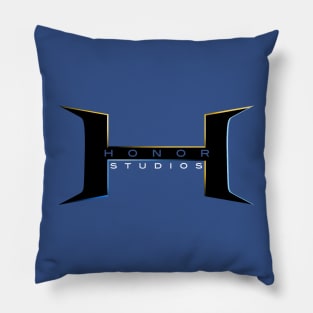 Transparent Honor w/white text Pillow