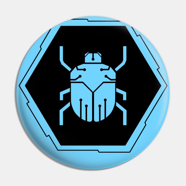 Scarab Beast Coin Pin by Javier Casillas