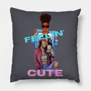 Feeling Cute Pillow