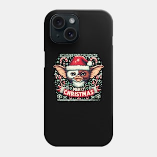 Gizmo Christmas T-Shirt - A Mogwai's Festive Delight Phone Case