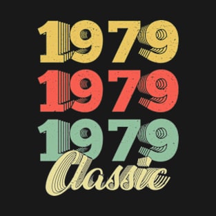 Vintage Retro 1979 41 Years Old 41th Birthday Gift T-Shirt