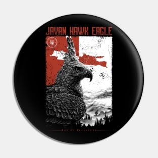 Javan Eagle Pin