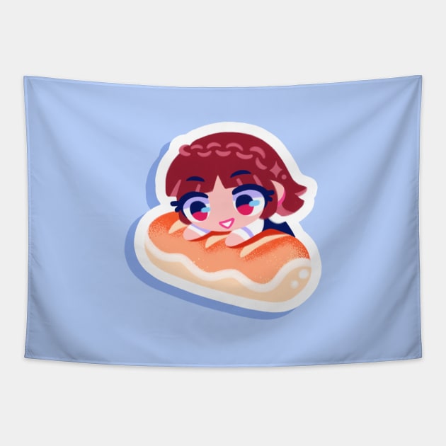 Makoto Niijima bread Tapestry by OkiComa