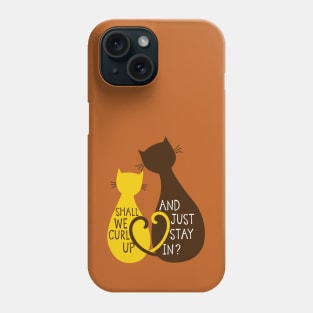 Lovely pair of Romancing Dogs Phone Case