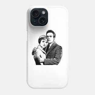 Captain and Maria Silhouette Phone Case