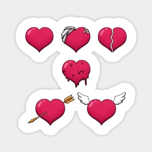 Hearts Magnet