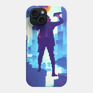 Cyberpunk netrunner Phone Case