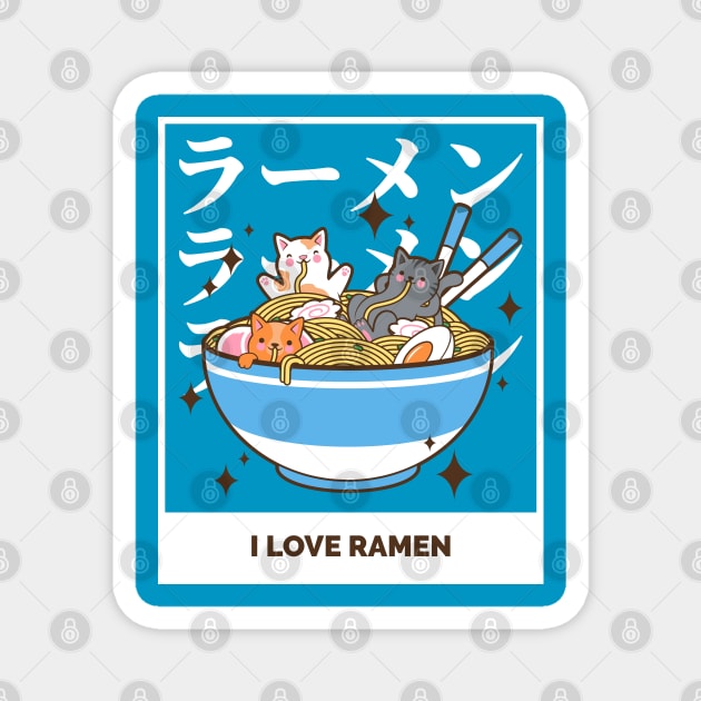 I love ramen Magnet by ArtsyStone