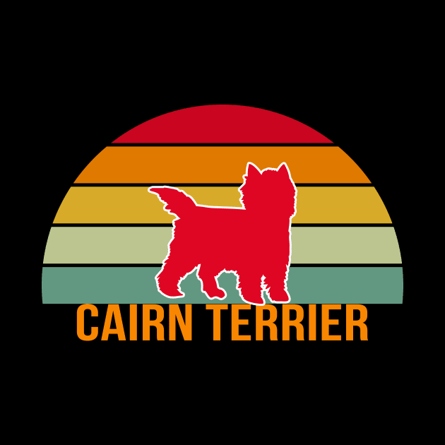 Cairn Terrier Vintage Silhouette by khoula252018