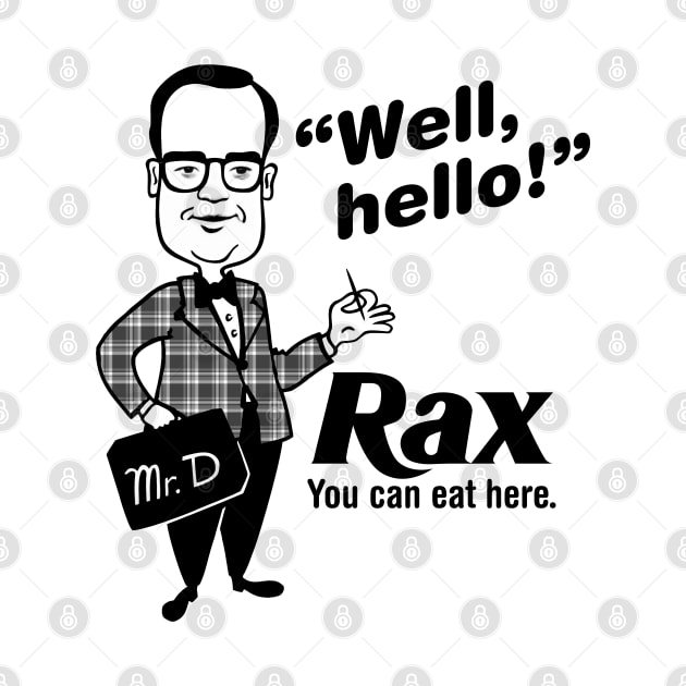 Rax Roast Beef Mr. Delicious vintage fast food by carcinojen