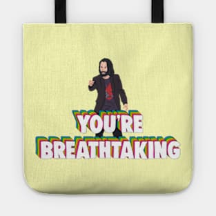 You're breathtaking Keanu Reeves Memes Tote