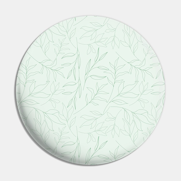 Elegant foliage Pin by LaPetiteBelette