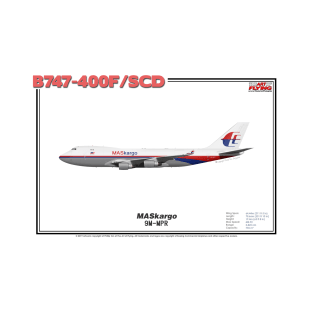 Boeing B747-400F/SCD - MASkargo (Art Print) T-Shirt