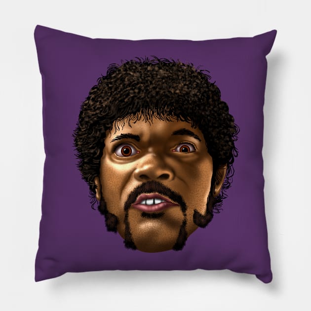 Jules Winnfield Pillow by Motzart